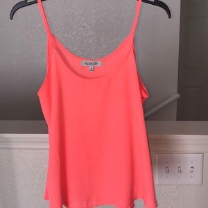 Neon Orange Tank Top